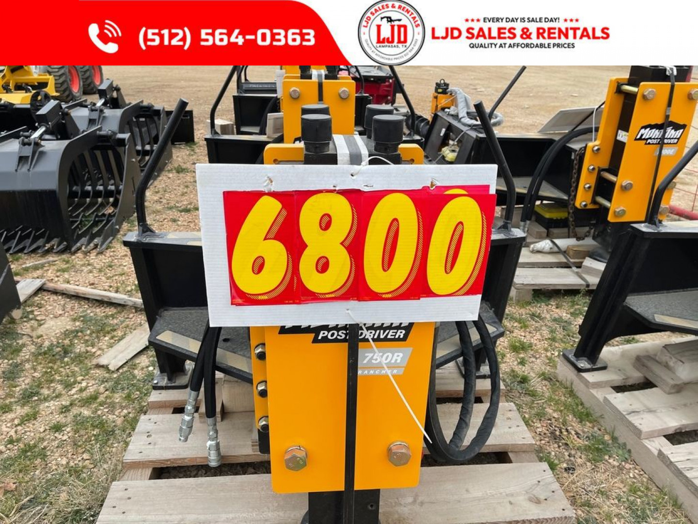 New 2025 Montana Post Driver POST DRIVERS Attachment