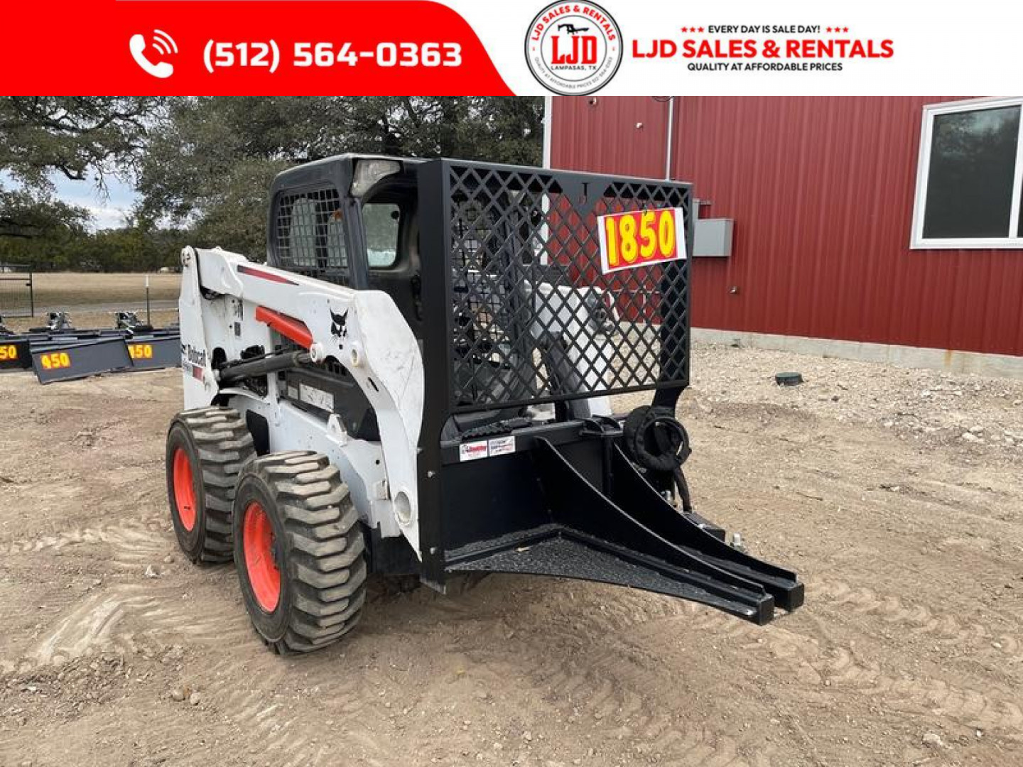 New 2025 Jenkins Iron and Steel TREEPOST PULLER - Skid Steer Attachment Attachment