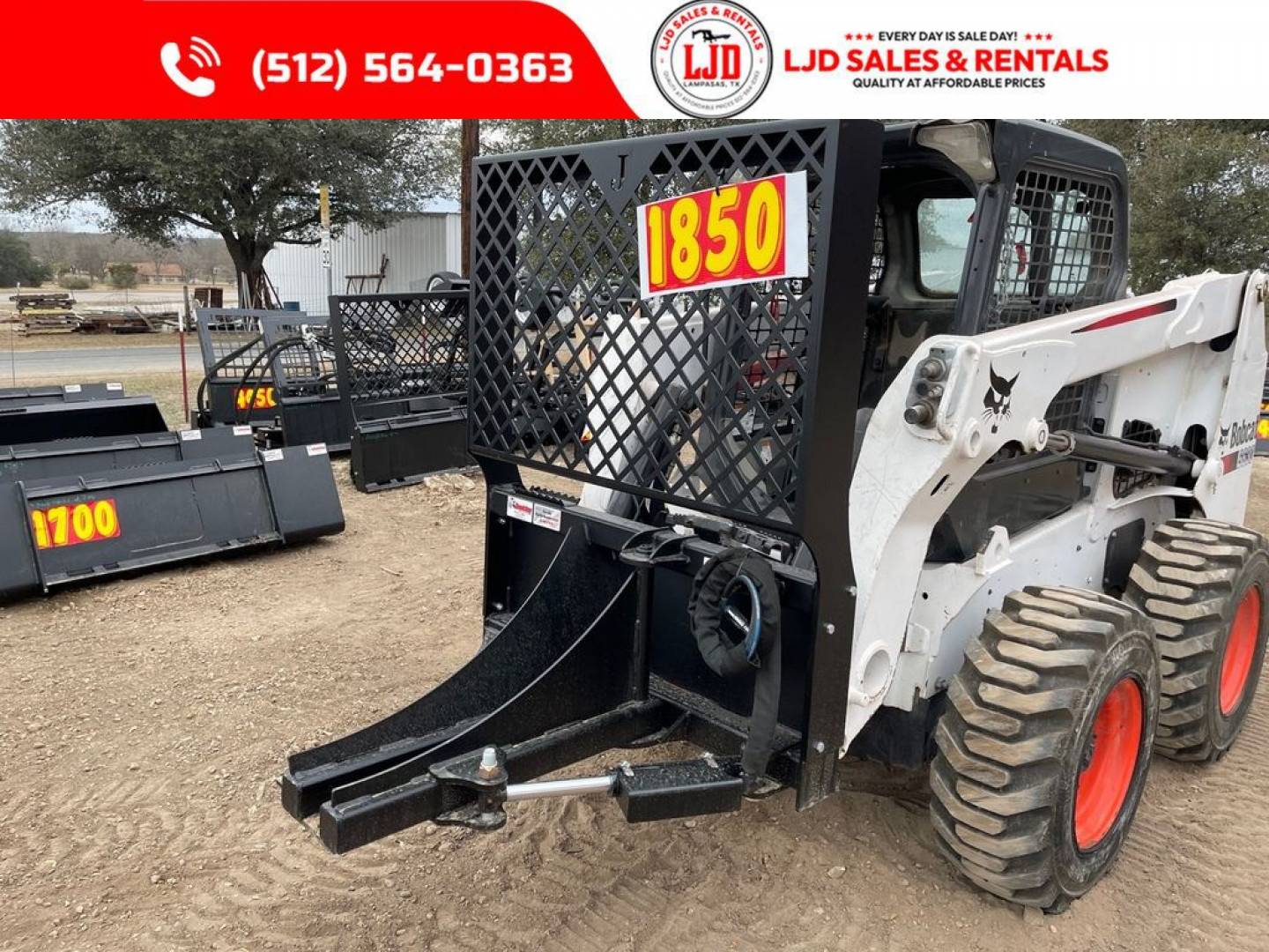 New 2025 Jenkins Iron and Steel TREEPOST PULLER - Skid Steer Attachment Attachment