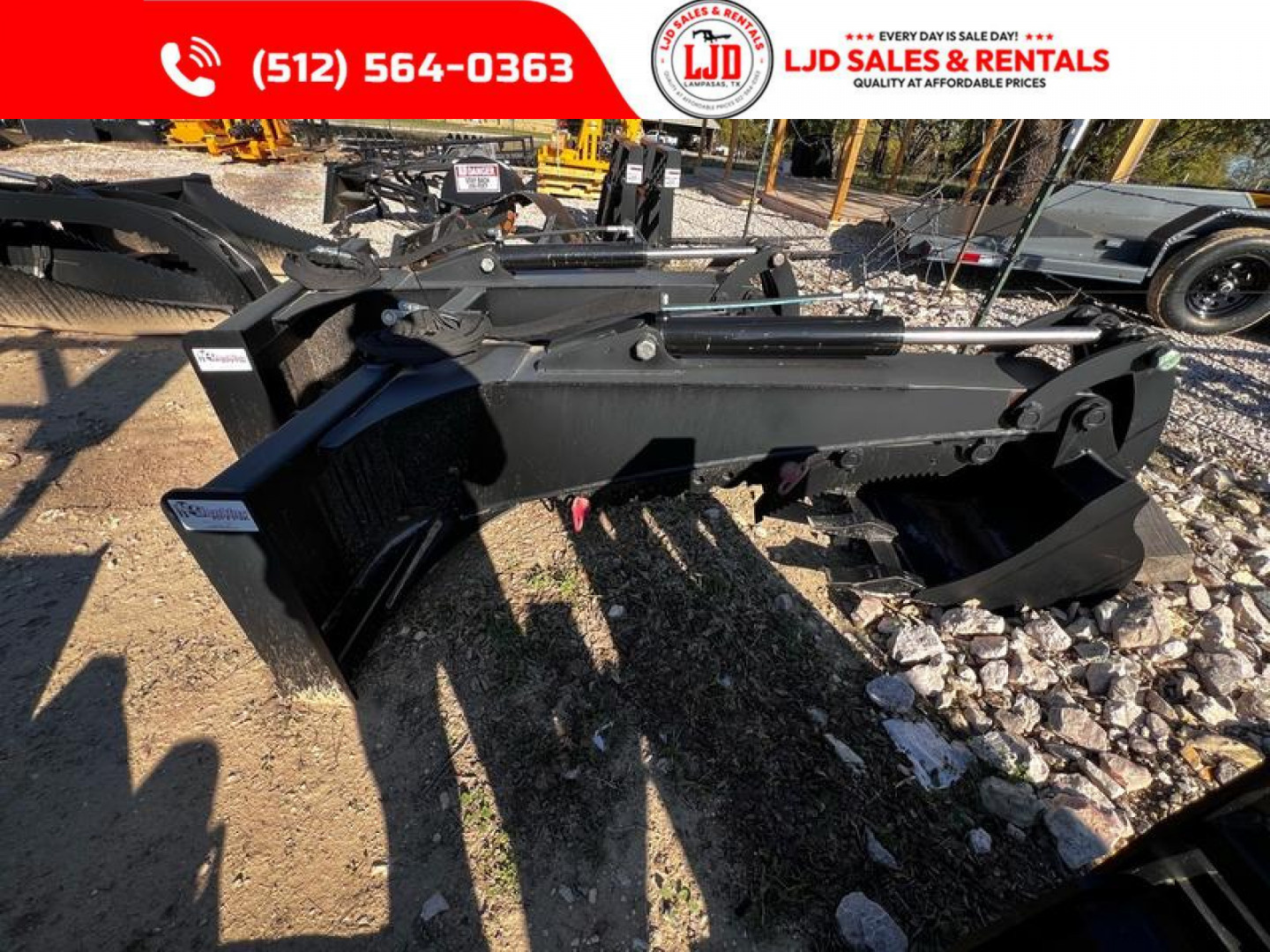 New 2025 Jenkins Iron and Steel Backhoe Skid Steer Attachment Attachment