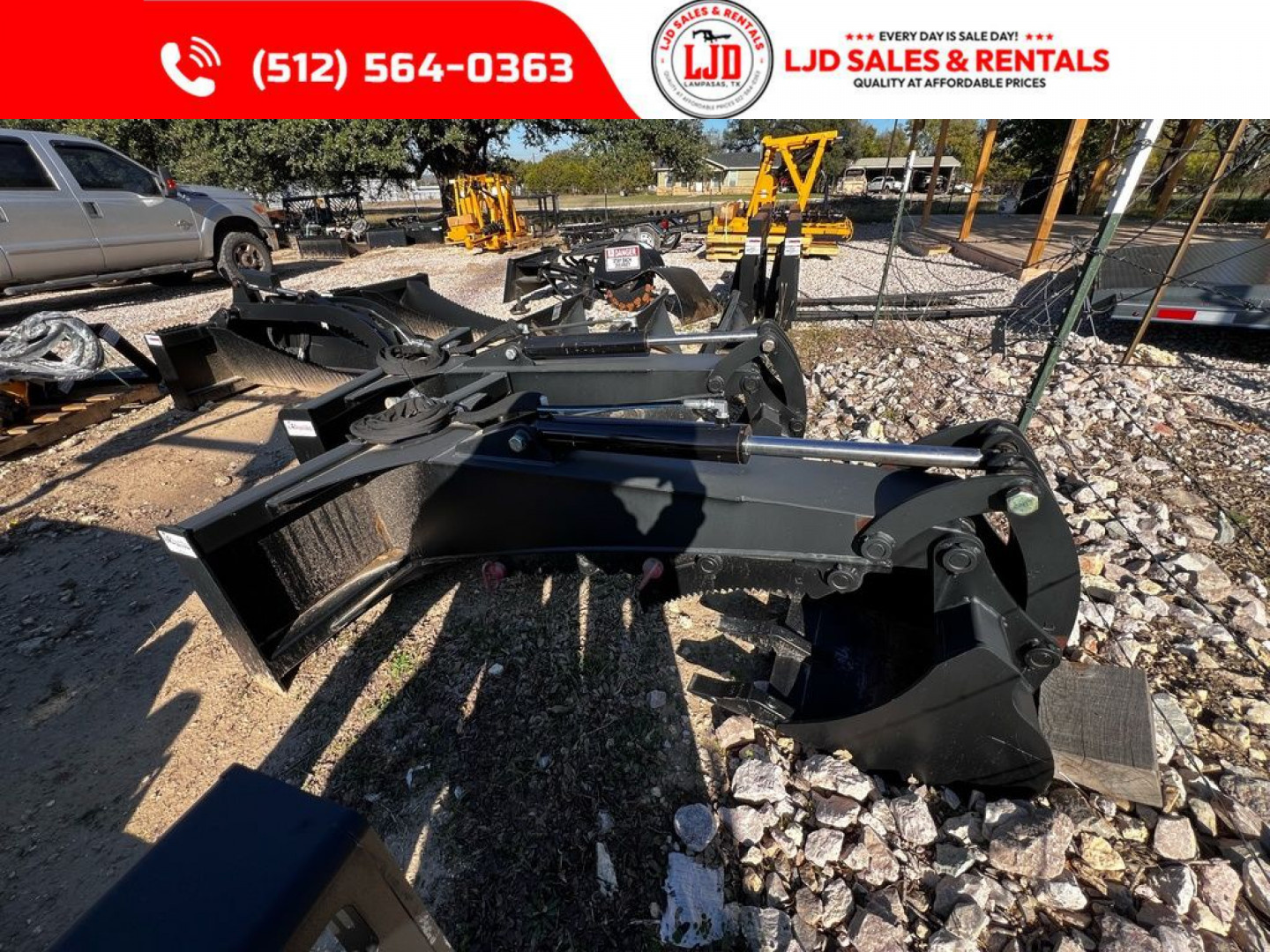 New 2025 Jenkins Iron and Steel Backhoe Skid Steer Attachment Attachment