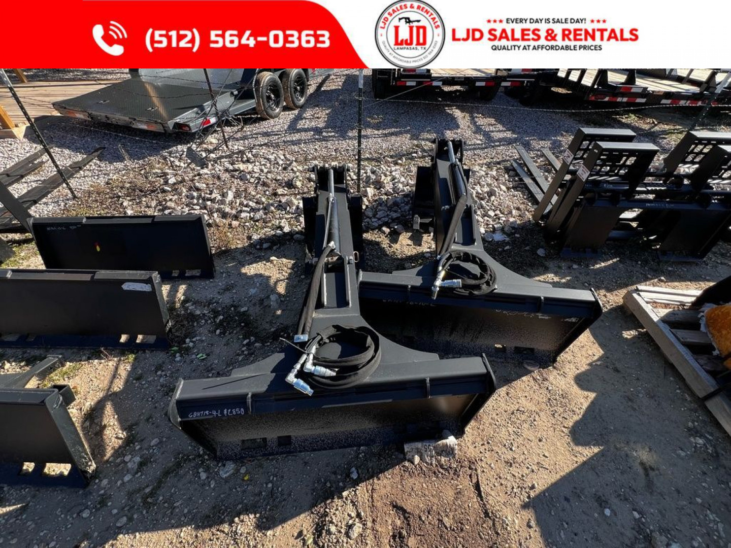 New 2025 Jenkins Iron and Steel Backhoe Skid Steer Attachment Attachment