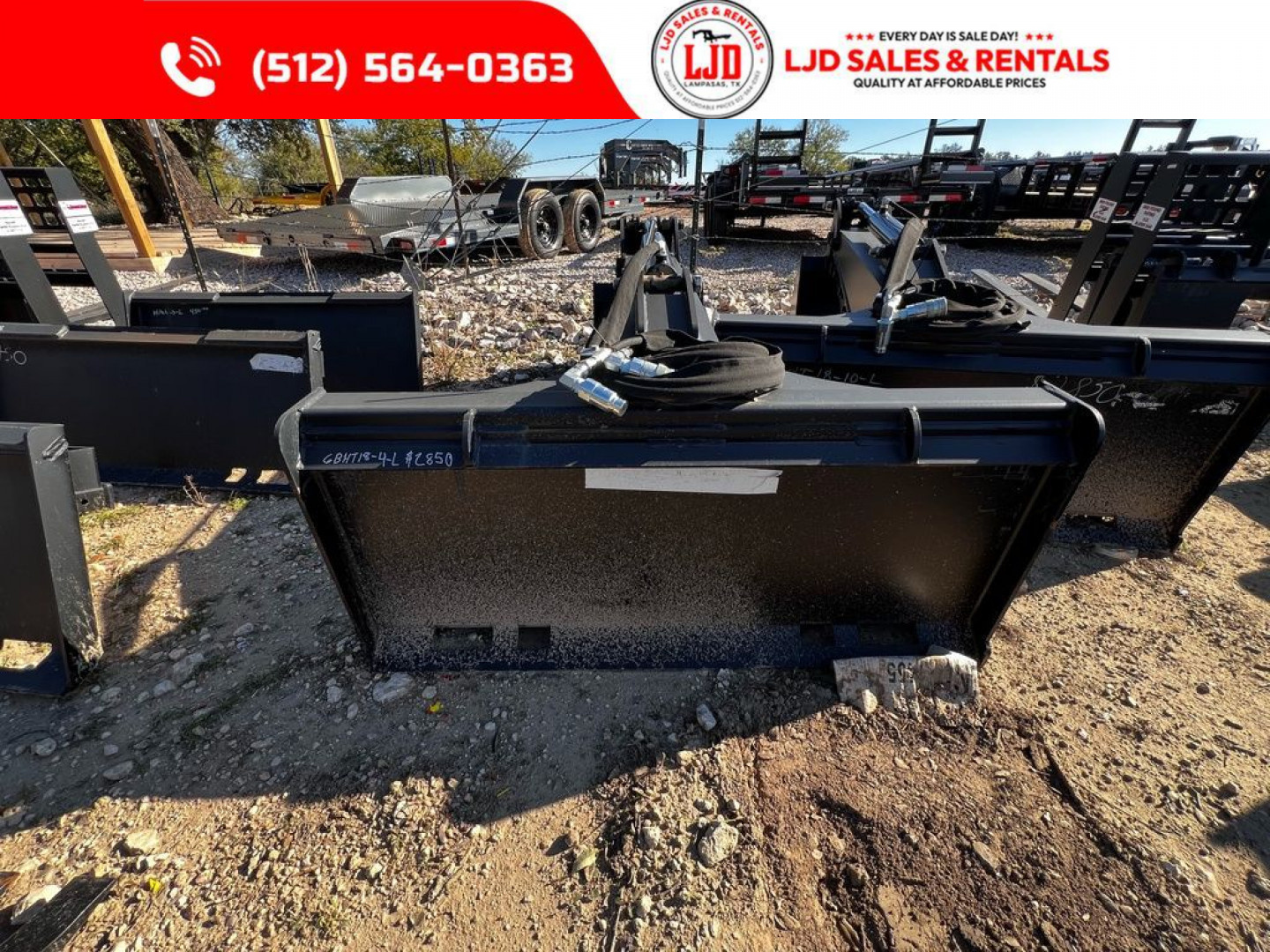 New 2025 Jenkins Iron and Steel Backhoe Skid Steer Attachment Attachment