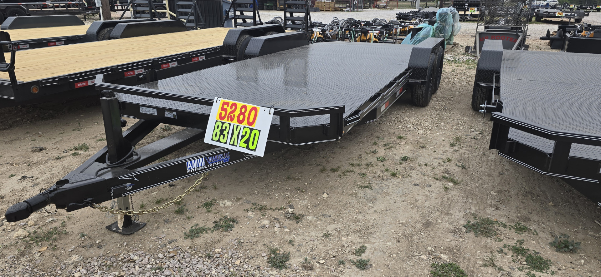 New 2025 AMW - Car Hauler/ Equipment Trailer 83"X20'