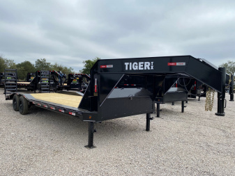 New 2025 Tiger - Gooseneck Drive Over Fender Trailer 102  x 26'