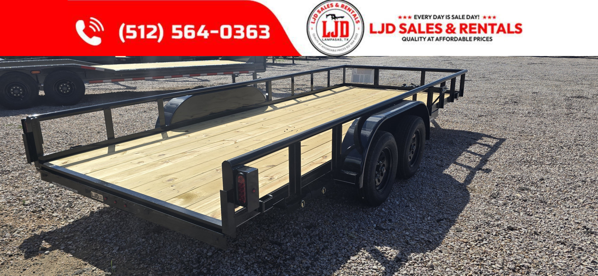 New 2025 Texline - Pipe Top Utility Trailer 83" x 18'