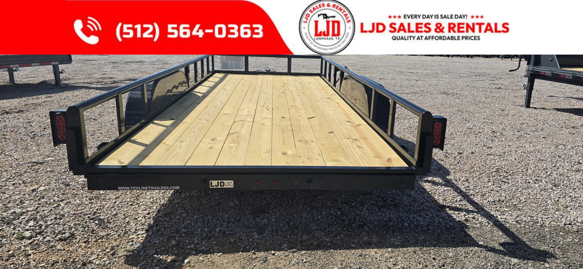 New 2025 Texline - Pipe Top Utility Trailer 83" x 18'