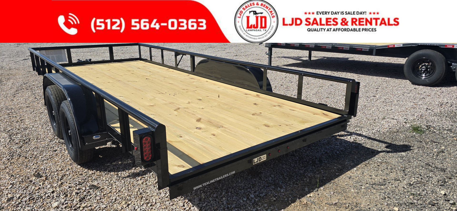 New 2025 Texline - Pipe Top Utility Trailer 83" x 18'