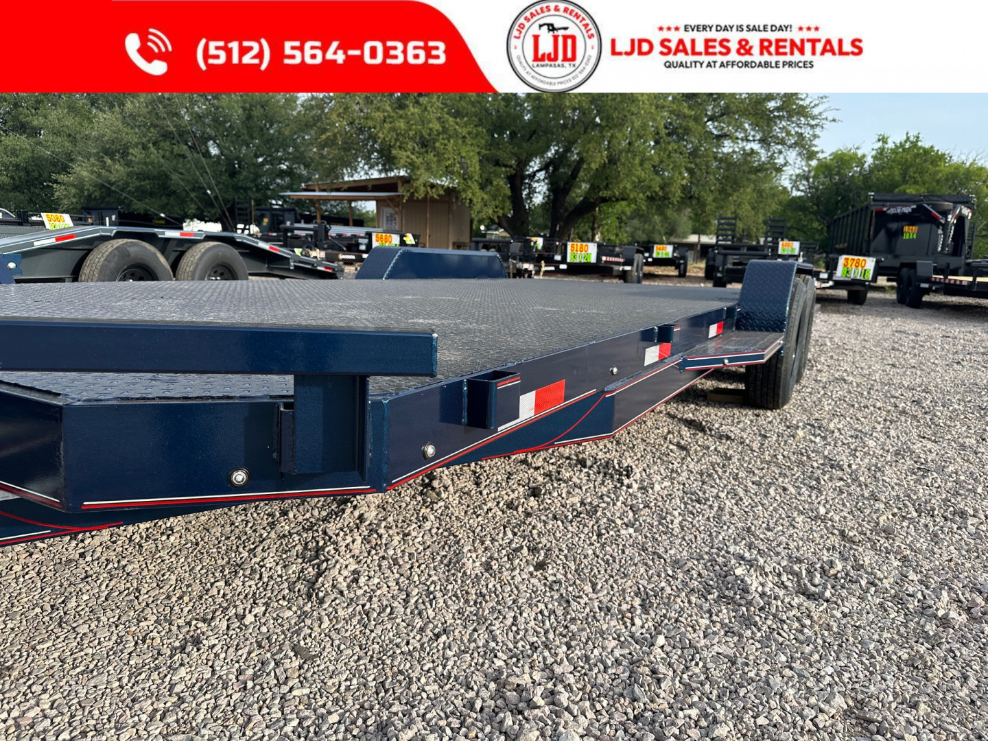 New 2025 Lion Trailers - 83" x 22' Car Hauler / Equipment Trailer - 6K Axles