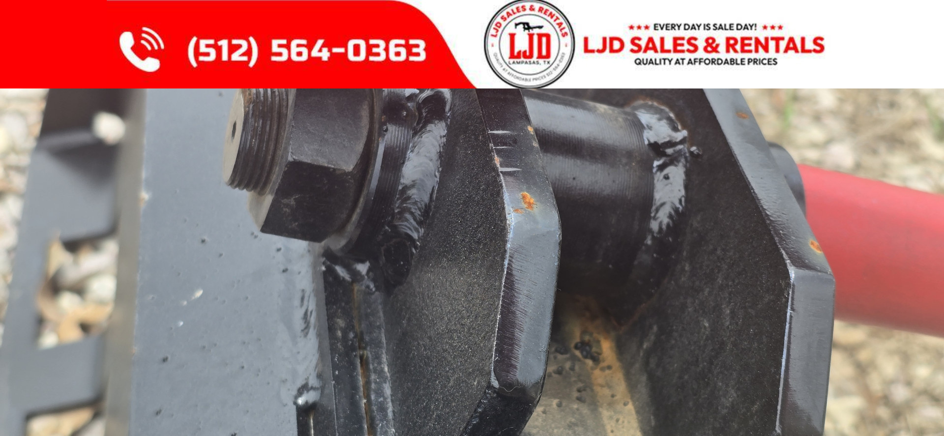 New 2025 LJD Fabs 3 Spoke Hay Spear Attachment