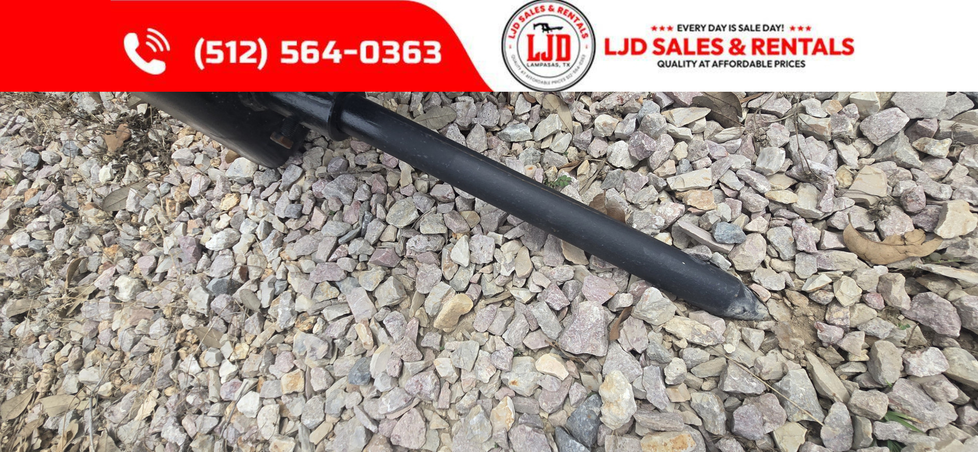 New 2025 LJD Fabs 3 Spoke Hay Spear Attachment