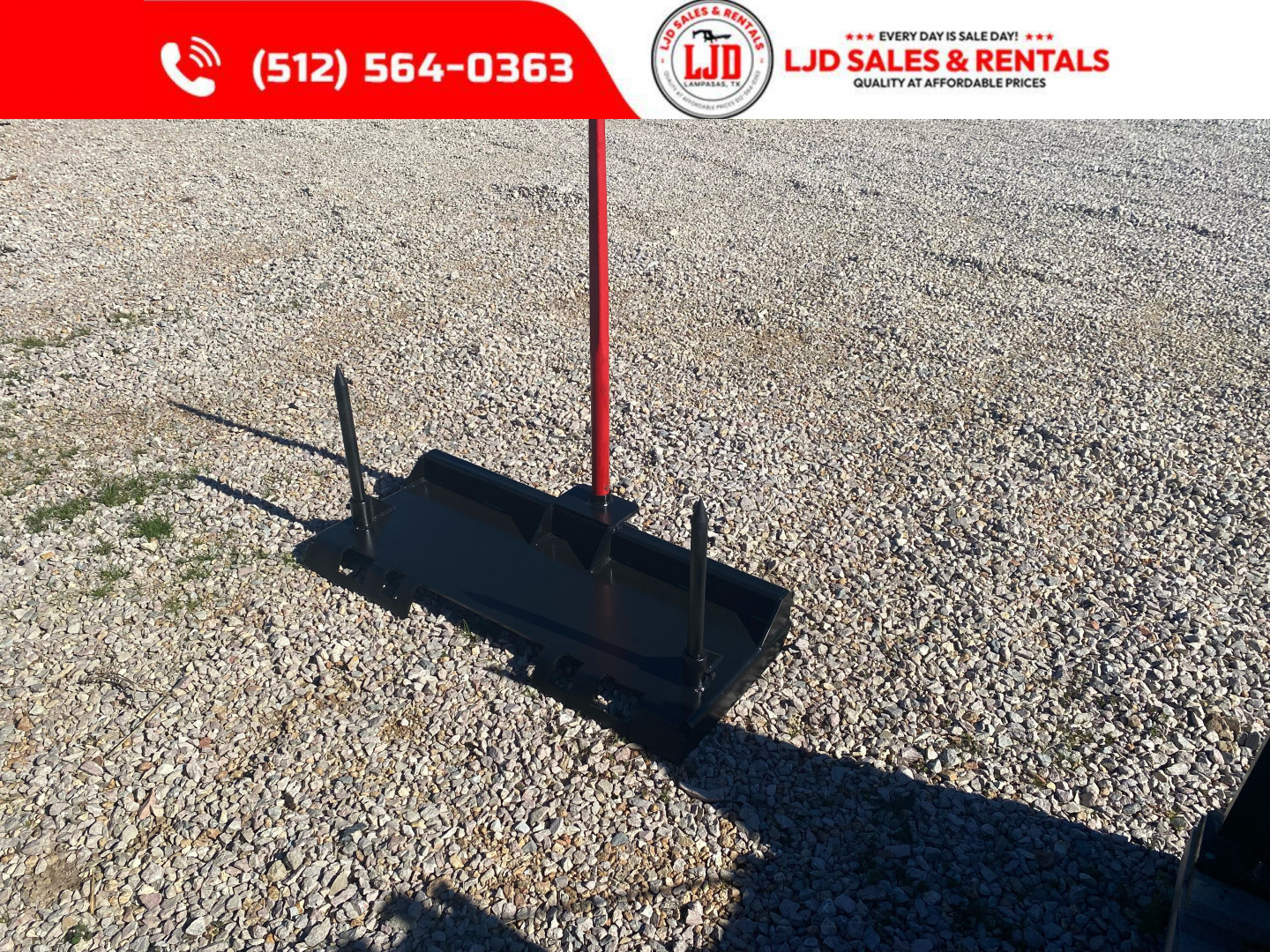 New 2025 LJD Fabs 3 Spoke Hay Spear Attachment