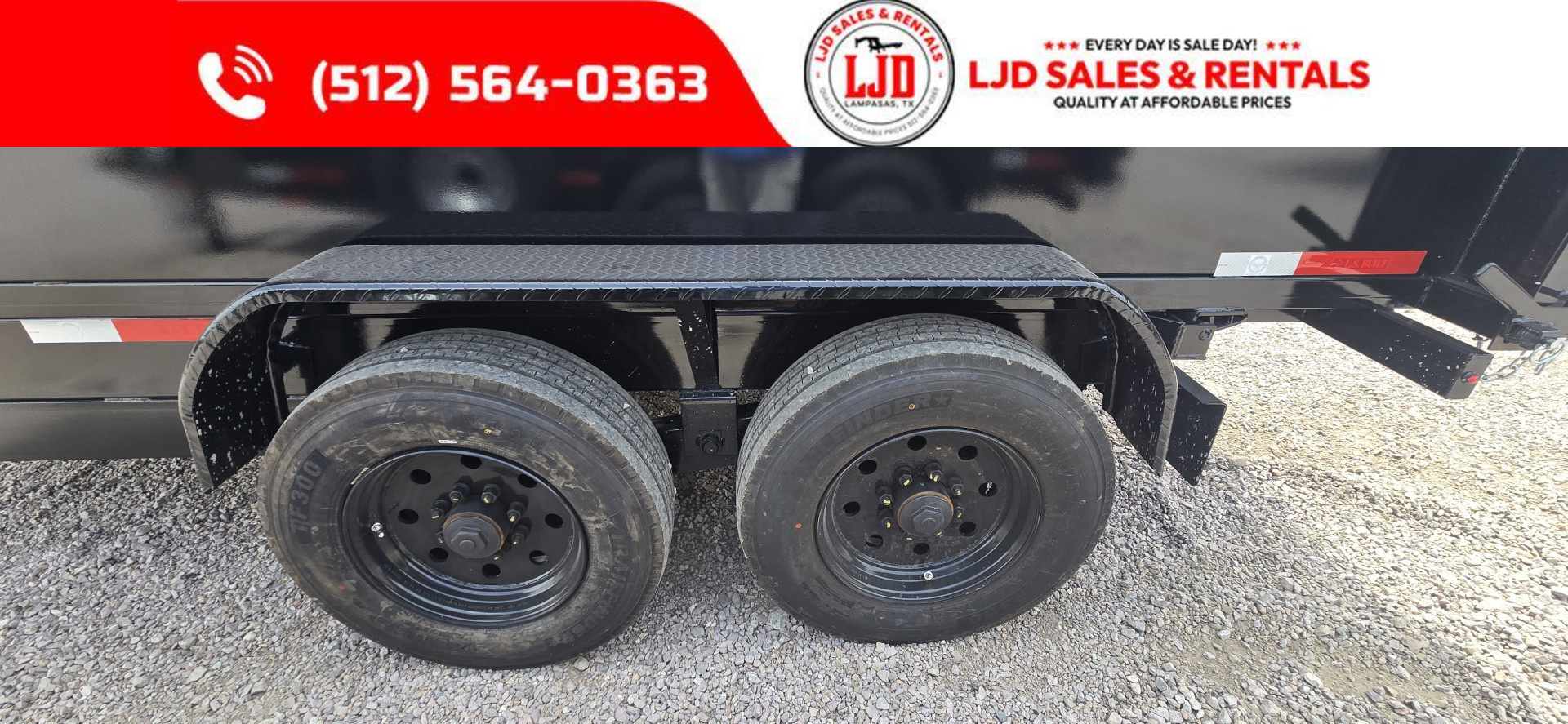 New 2025 US Built - Dump Trailer 14 x 3 - 20K GVWR - 18 Ply Tires