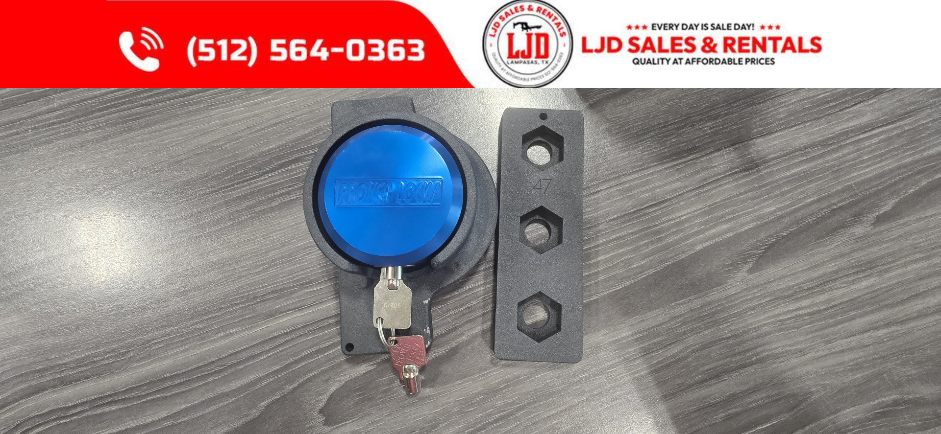 New 2025 Proven Locks Trailer Lock Accessories