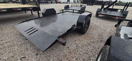 New 2025 East Texas Trailers Scissor Hauler Trailer - 8X 12 - Tilt Trailer