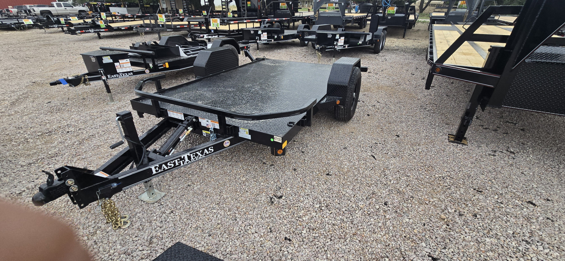 New 2026 East Texas Trailers Scissor Hauler Trailer - 80 X 12 - Tilt Trailer