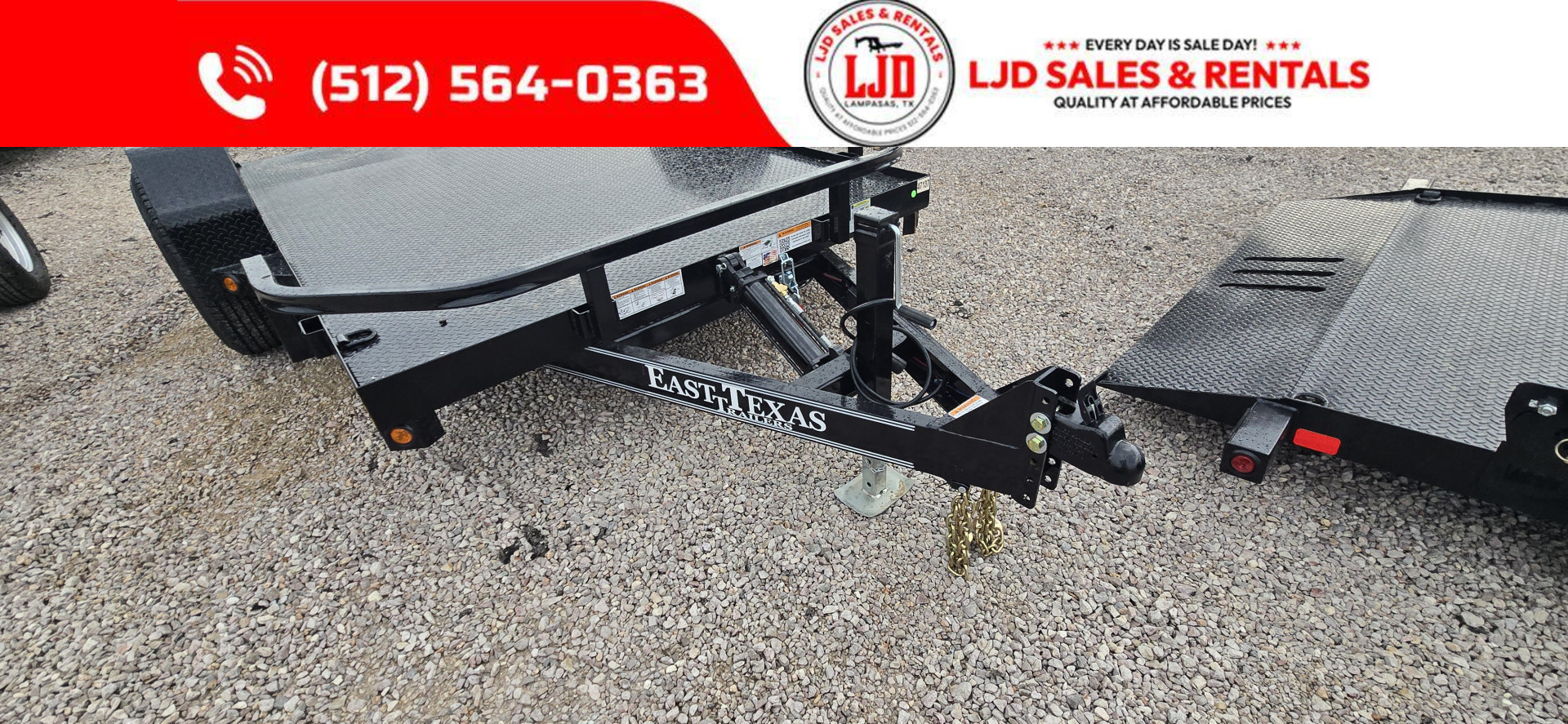 New 2026 East Texas Trailers Scissor Hauler Trailer Tilt Trailer