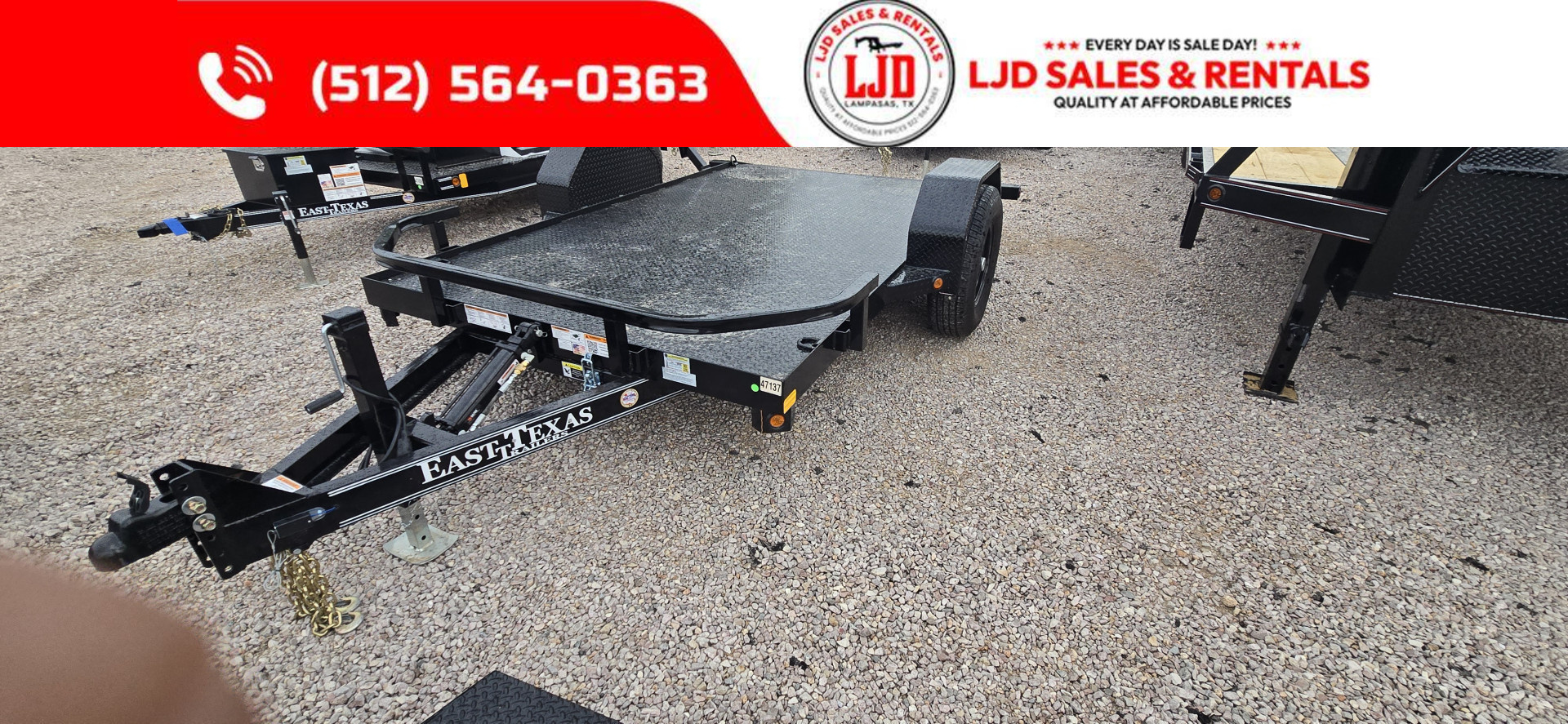 New 2026 East Texas Trailers Scissor Hauler Trailer Tilt Trailer
