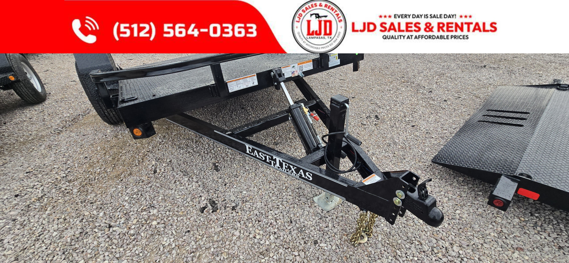 New 2026 East Texas Trailers Scissor Hauler Trailer Tilt Trailer