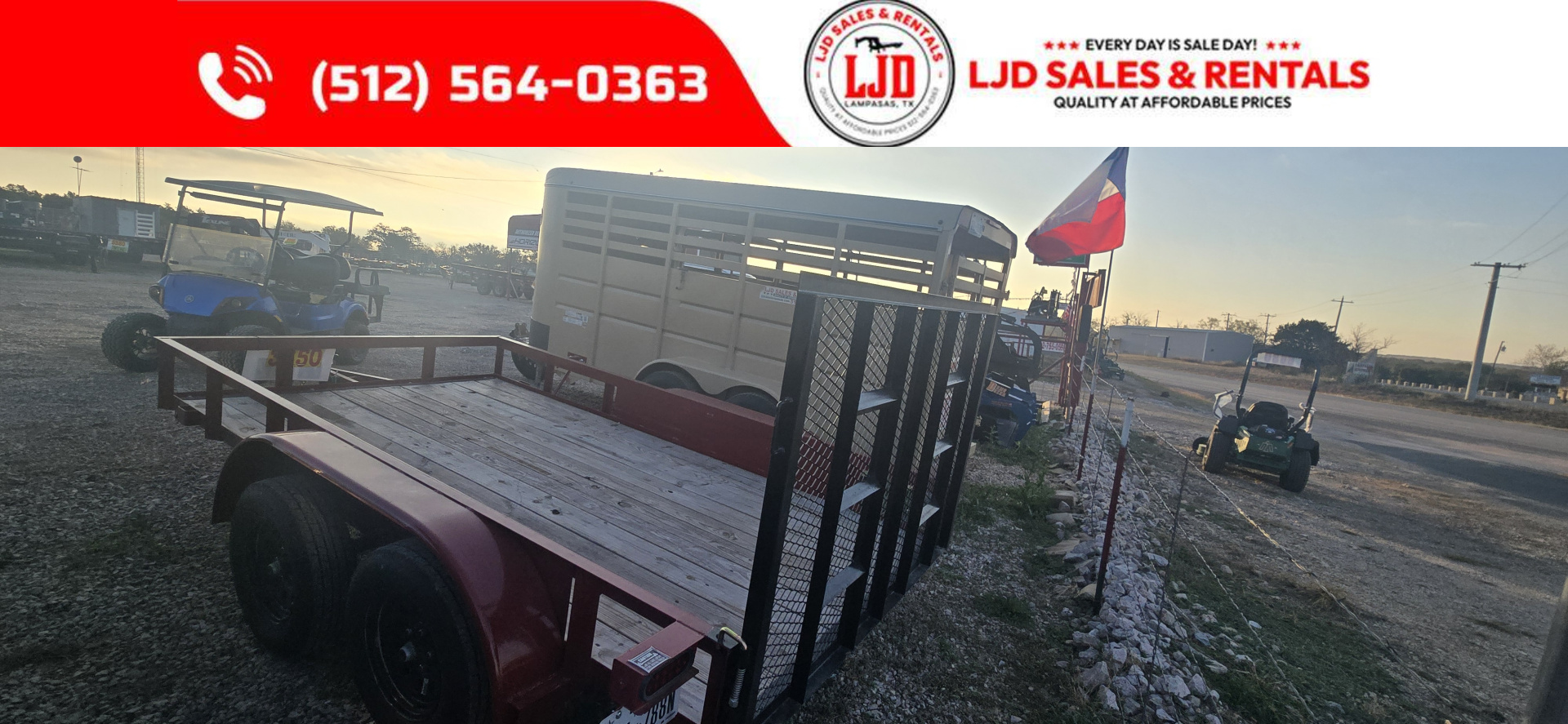 New 2025 Texline - 77' X 12' Utility Trailer = Demo Save $$$$