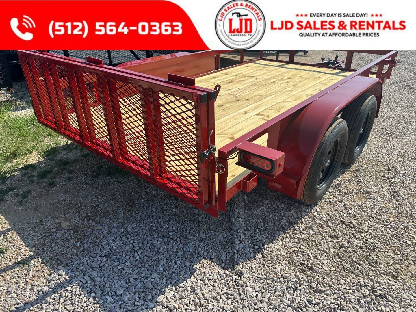 New 2025 Texline - 77' X 12' Utility Trailer - Bi Fold Gate