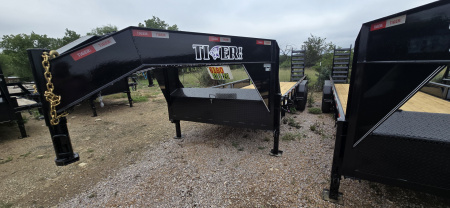 New 2025 Tiger Trailers - Gooseneck Lowboy - 83 x 20 - Flatbed Trailer