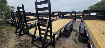 New 2025 Tiger Trailers - Gooseneck Lowboy - 83 x 22 - Pipetop - Flatbed Trailer