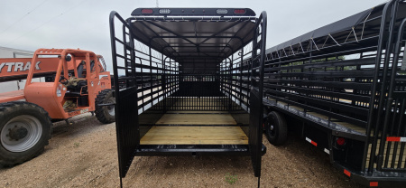 New 2025 Delco Trailers - Gooseneck Livestock - 68 X 20 Stock / Stock Combo Trailer