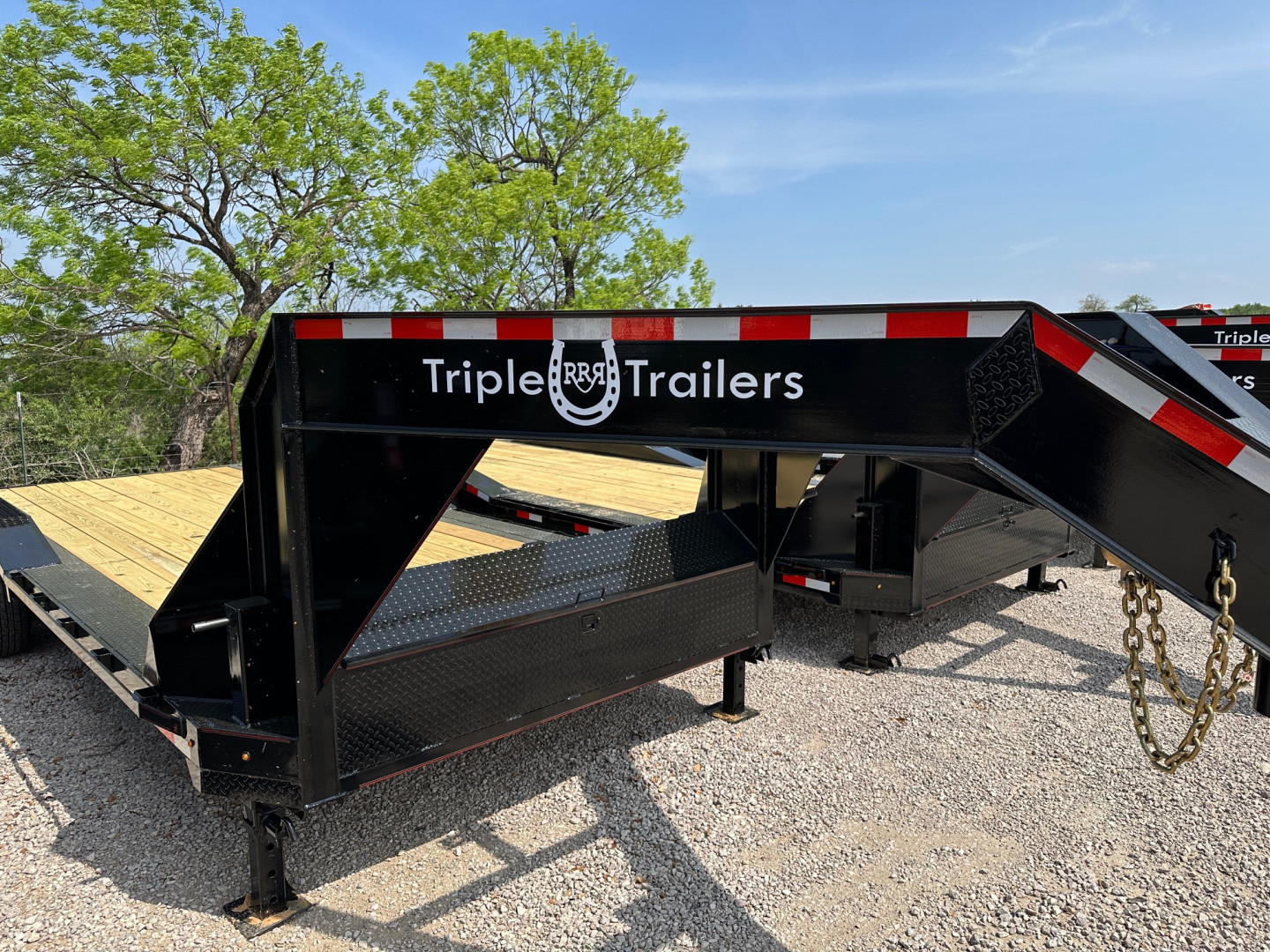 New 2025 Triple R - Lowboy Gooseneck Drive Over Fender 102" x 22'