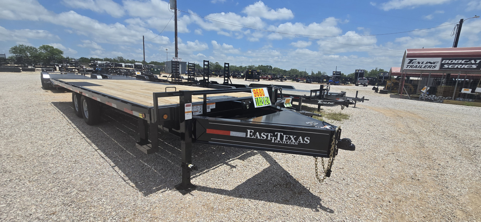 New 2026 East Texas Trailers 20+5 Deckover Flatbed Trailer