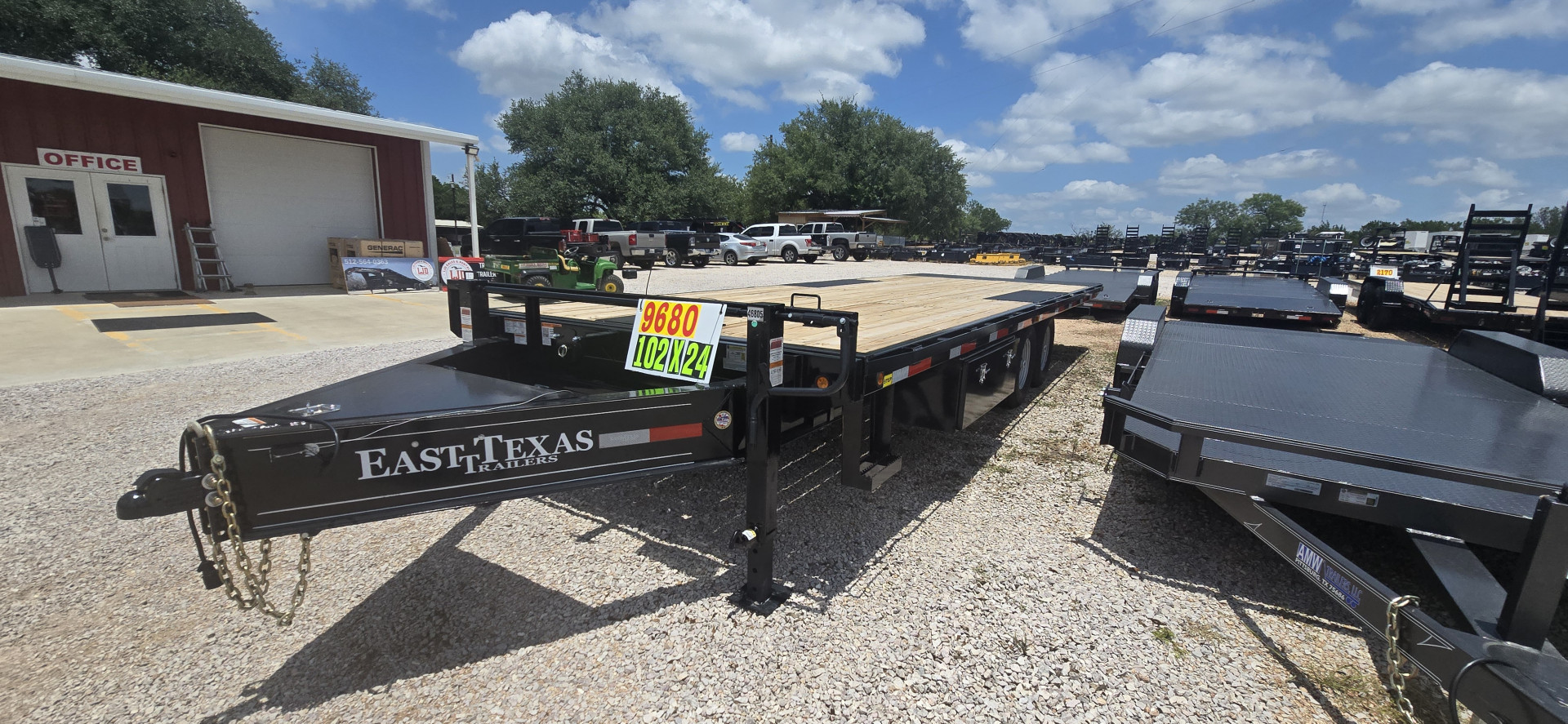 New 2026 East Texas Trailers 20+5 Deckover Flatbed Trailer
