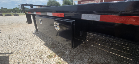 New 2026 East Texas Trailers 20+5 Deckover Flatbed Trailer