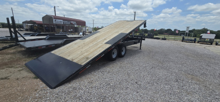 New 2026 East Texas Trailers 20+5 Deckover Flatbed Trailer