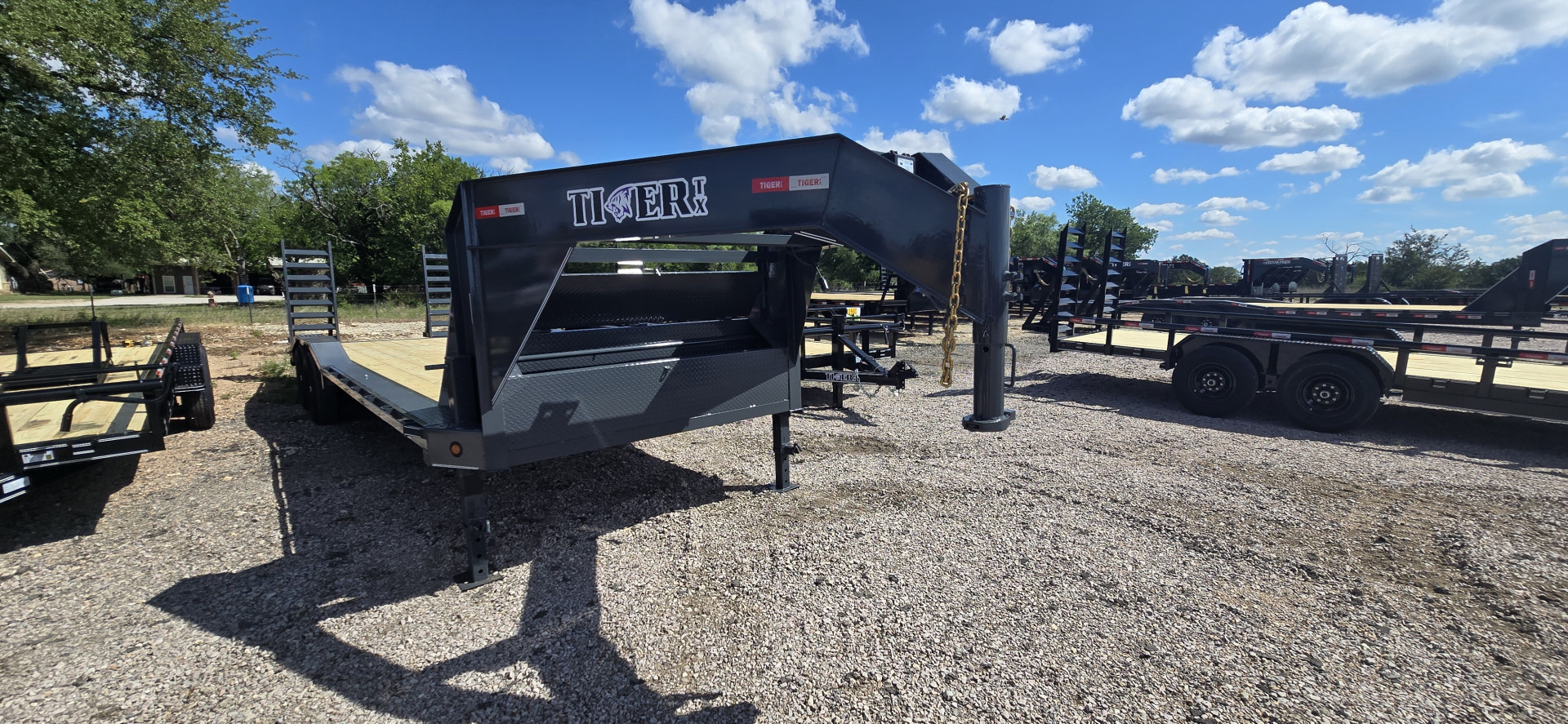 New 2025 Tiger - Gooseneck Drive Over Fender Trailer 102  x 26'