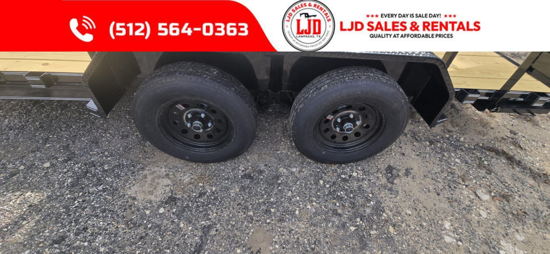 New 2025 Tiger - Utility Trailer 83"x16' - Brakes - Ramps