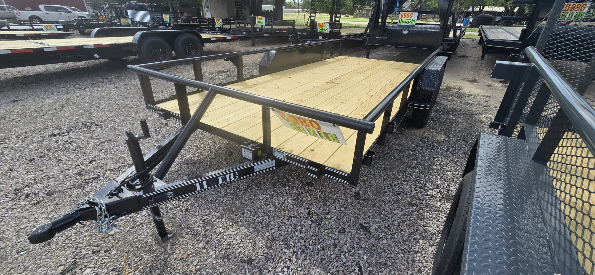 New 2025 Tiger - Utility Trailer 83x16 - Brakes