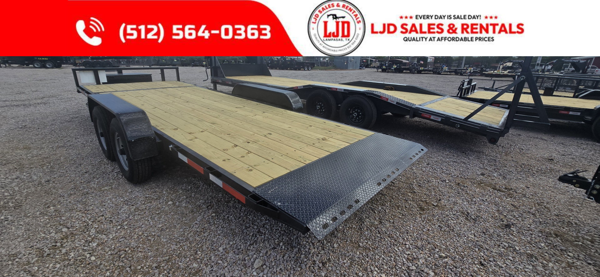 New 2025 Texas Pride - Lowboy Tilt Deck Trailer 102" x 21'