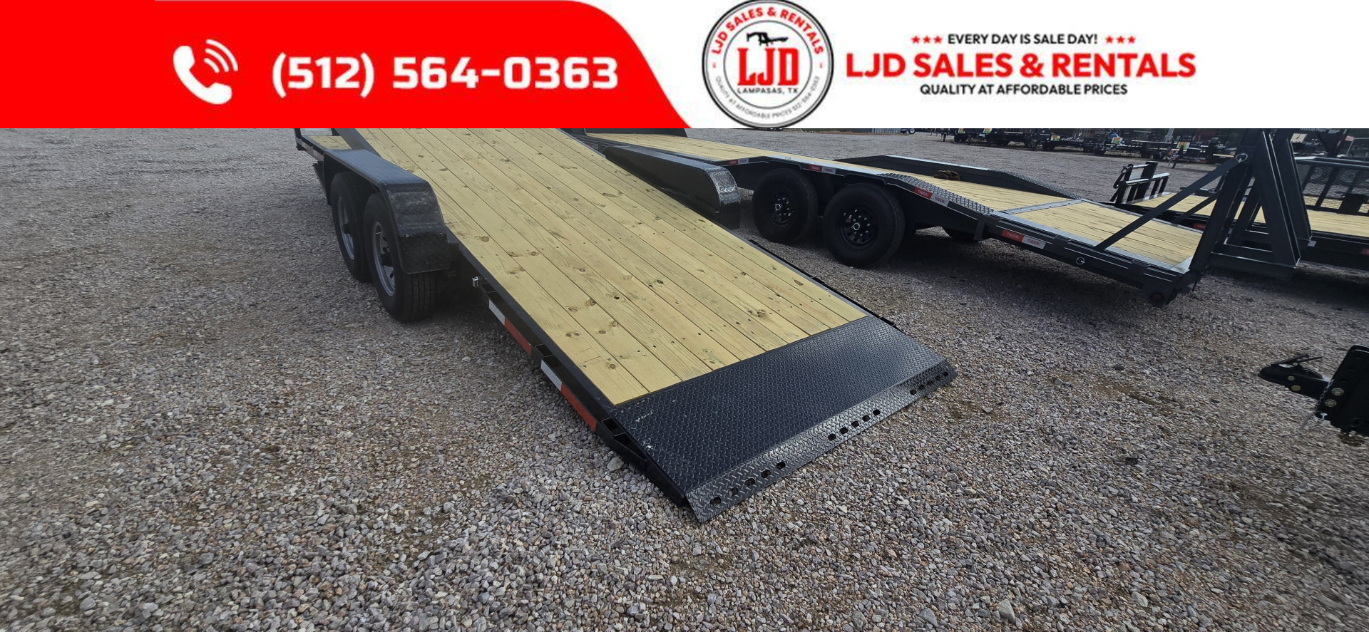 New 2025 Texas Pride - Lowboy Tilt Deck Trailer 102" x 21'