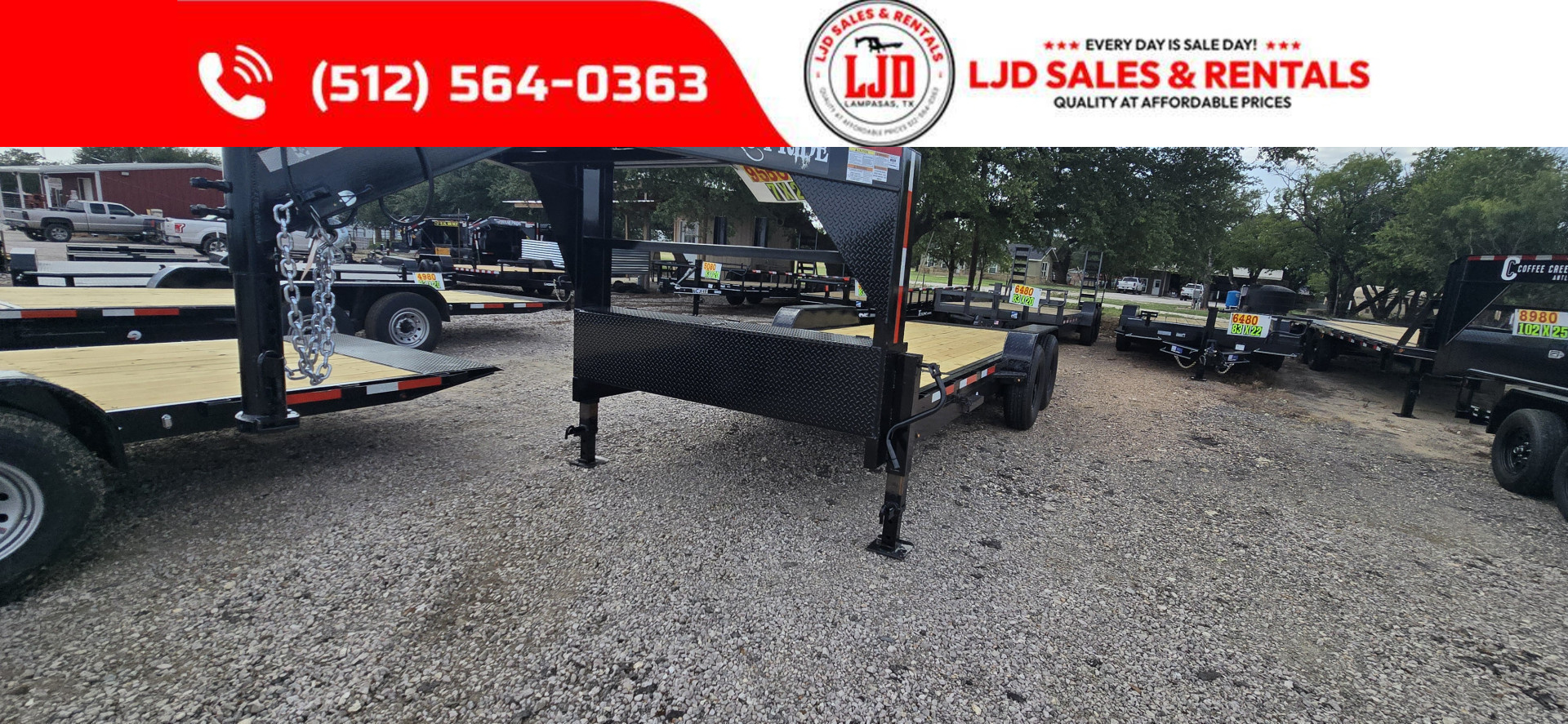 New 2025 Texas Pride - Lowboy Gooseneck Tilt Trailer 83"x21'