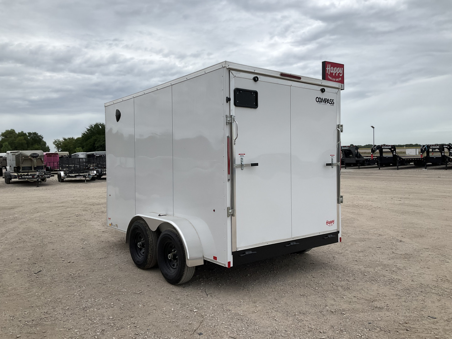 New 2025 Compass 7'x12' Enclosed Cargo Trailer - Jasper