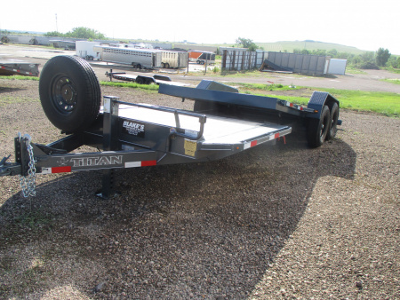 Used 2022 Titan Trailer TILT Flatbed Trailer