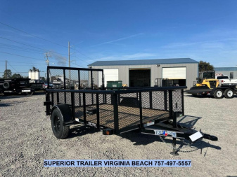 New 2025 TEXAS BRAGG TRAILERS 6x10P w/ 2ft Expanded Sides and Gate Utility Trailer