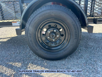 New 2025 TEXAS BRAGG TRAILERS 5x10P w/ 2ft Expanded Sides and Gate Utility Trailer