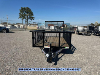 New 2025 TEXAS BRAGG TRAILERS 5x10P w/ 2ft Expanded Sides and Gate Utility Trailer
