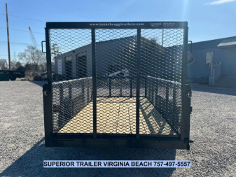 New 2025 TEXAS BRAGG TRAILERS 5x10P w/ 2ft Expanded Sides and Gate Utility Trailer