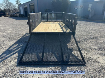 New 2025 TEXAS BRAGG TRAILERS 5x10P w/ 2ft Expanded Sides and Gate Utility Trailer