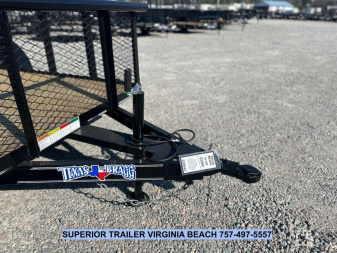 New 2025 TEXAS BRAGG TRAILERS 5x10P w/ 2ft Expanded Sides and Gate Utility Trailer