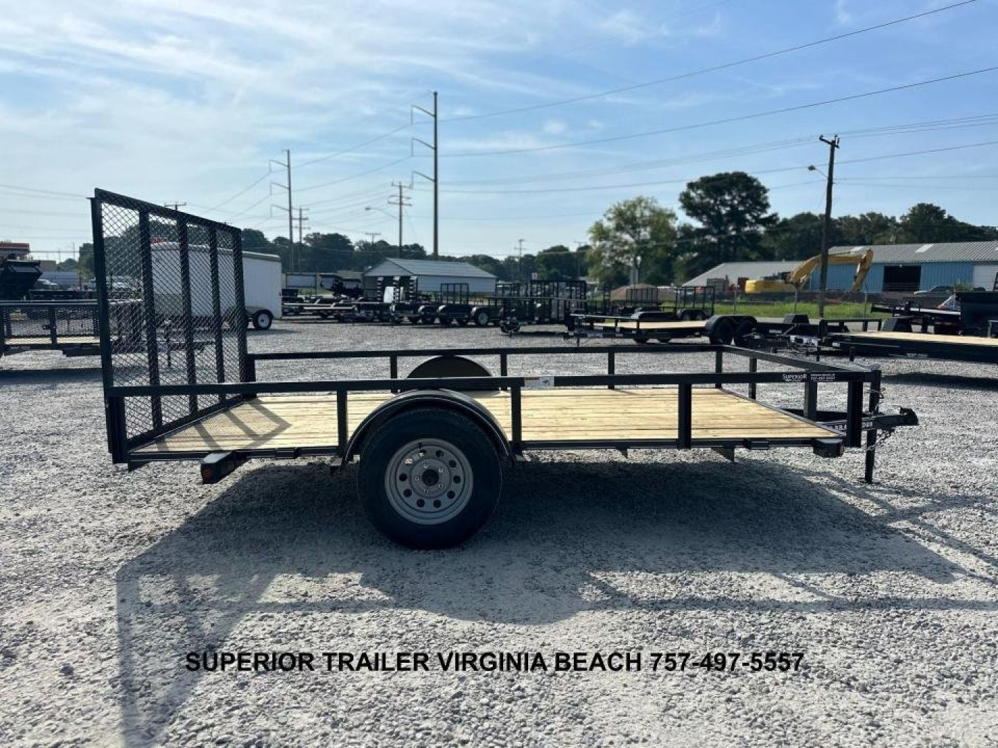 New 2025 Texas Bragg Trailers 6x12LD w/ Gate Utility Trailer
