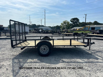New 2025 Texas Bragg Trailers 6x12LD w/ Gate Utility Trailer