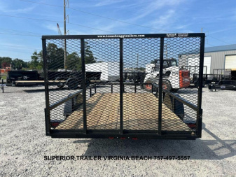 New 2025 Texas Bragg Trailers 6x12LD w/ Gate Utility Trailer
